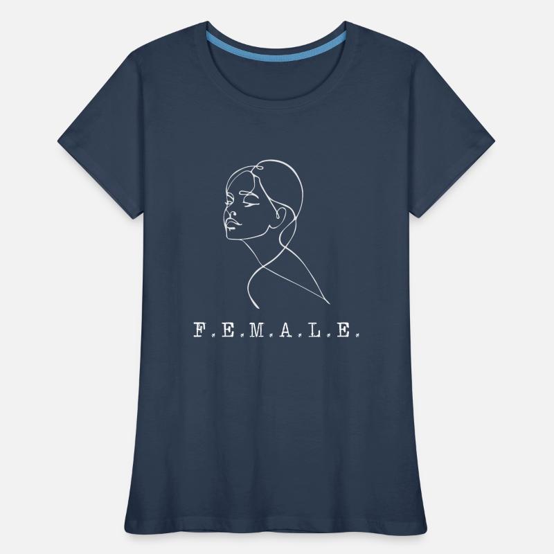 F E M A L E Women's Premium Organic T-Shirt