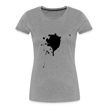 Splashes of color - Women's Premium Organic T-Shirt - navy - Front - Mia (176cm)
