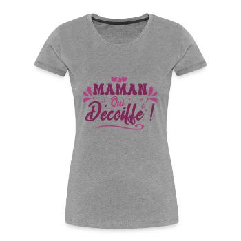Beste Mama, die zerzaust, Geschenkidee Mama - Frauen Premium Bio T-Shirt - Navy - Vorne - Mia (176cm)