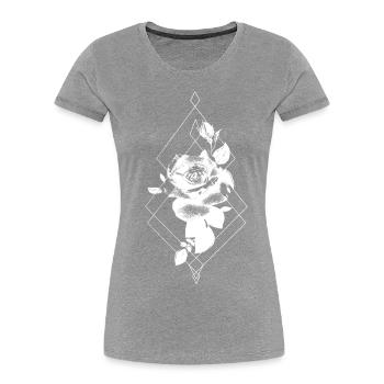 tattoorosewhite - Women's Premium Organic T-Shirt - navy - Front - Mia (176cm)
