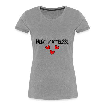 MISTRESS. THANK YOU. THANK YOU MISTRESS. GIFT - Women's Premium Organic T-Shirt - navy - Front - Mia (176cm)
