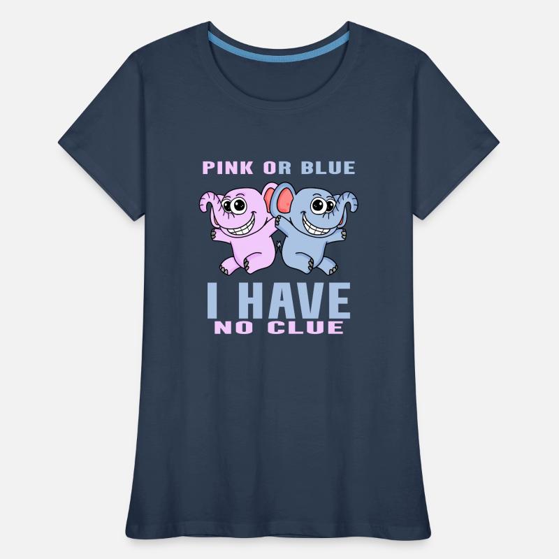 Pink oder Blau Frauen Premium Bio T-Shirt