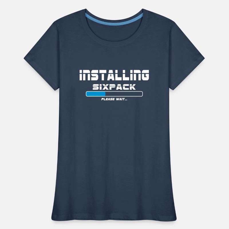 installing sixpack Frauen Premium Bio T-Shirt