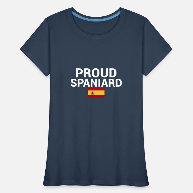 Fier Espagnol Espagne Drapeau Espagnol Espagnol T-shirt bio Premium Femme