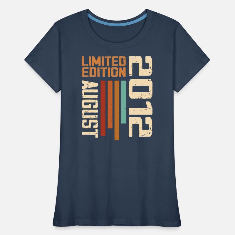 August 2012 Geburtstagsgeschenk August 2012 August Frauen Premium Bio T-Shirt