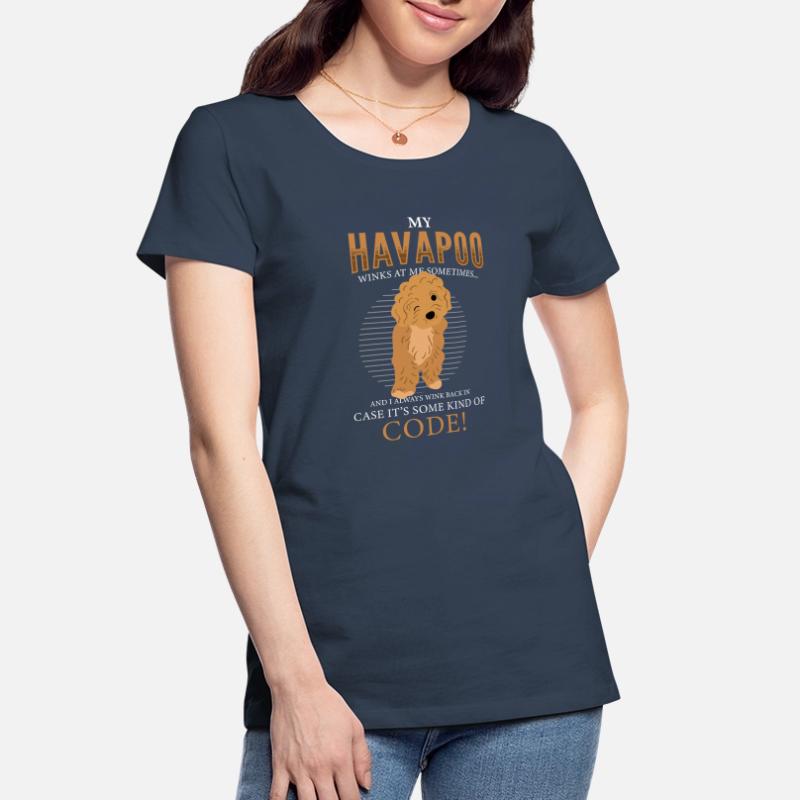 havapoo, havapoo puant métis, havapoo humor, T-shirt bio Premium Femme