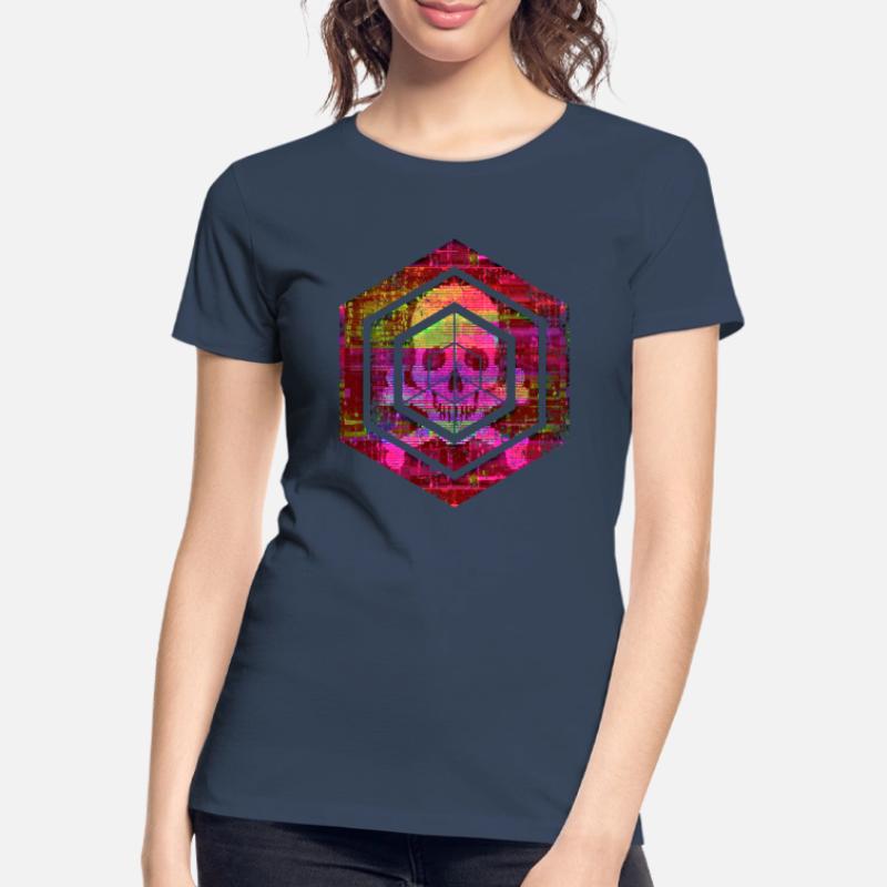 Hexagon-Programmierung Programmierer Codierung geometrisch Frauen Premium Bio T-Shirt