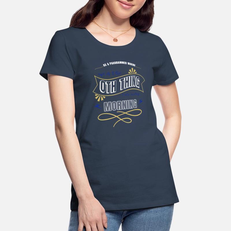 computers programming language present idea Women's Premium Organic T-Shirt