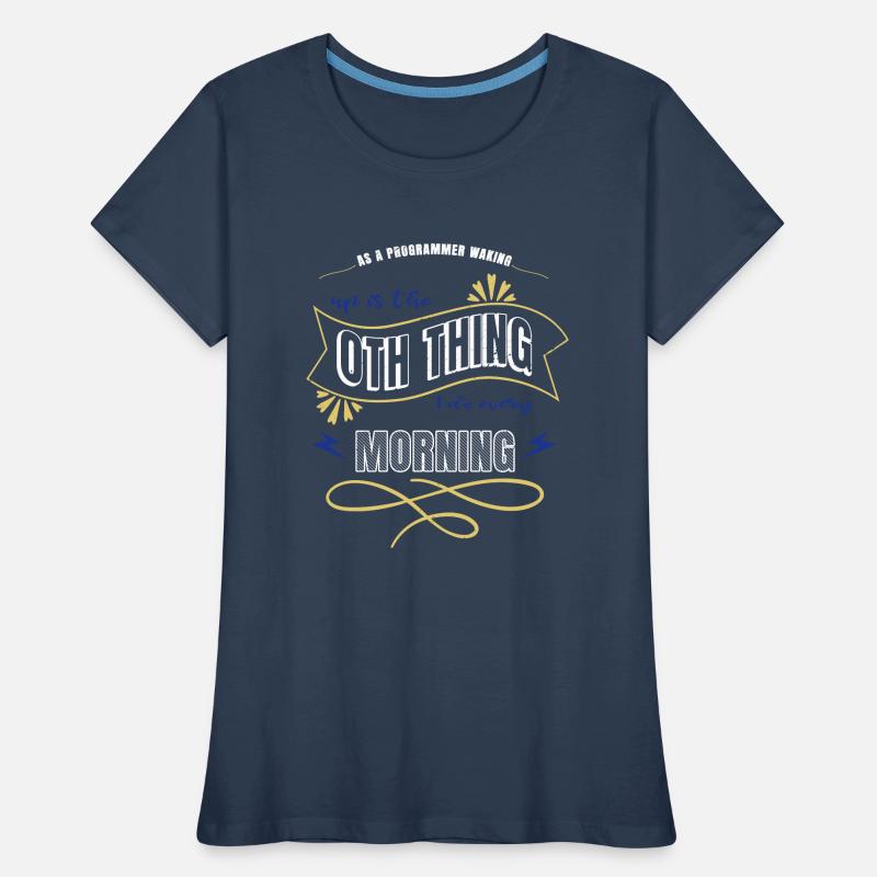 computers programming language present idea Women's Premium Organic T-Shirt
