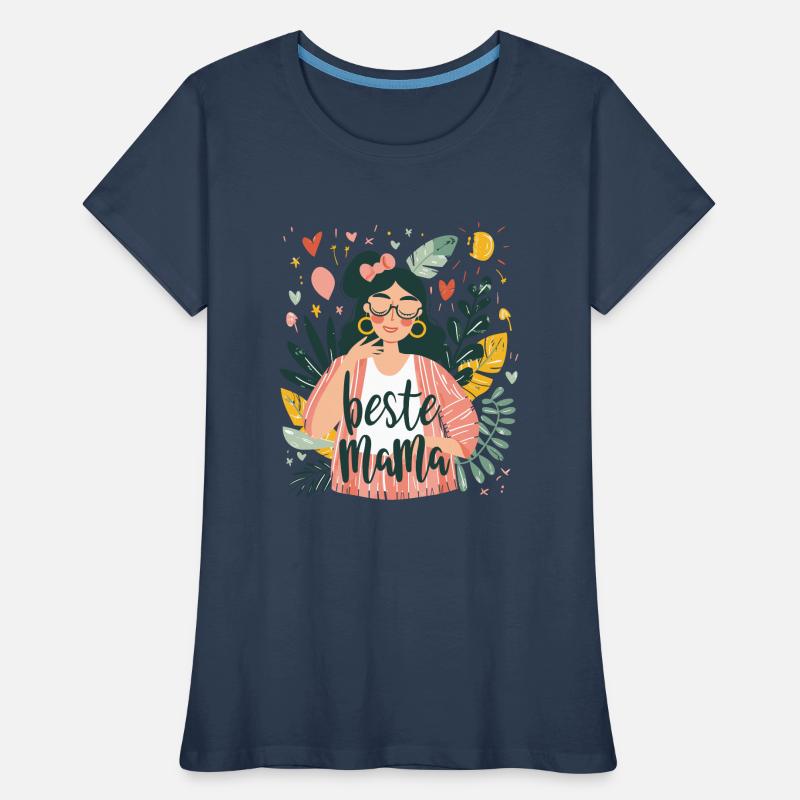 Beste Mama Muttertag Frauen Premium Bio T-Shirt