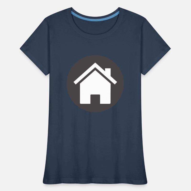 construction de maisons maison maison architecture gebaeude206 T-shirt bio Premium Femme