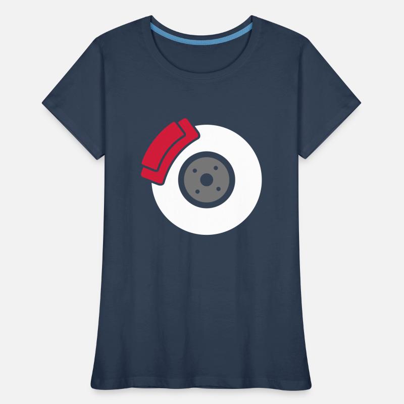 Scheibenbremse mit Bremssattel Frauen Premium Bio T-Shirt