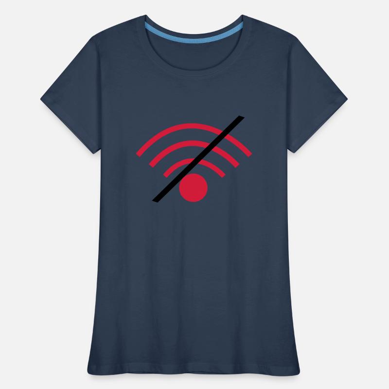 Pas de wifi T-shirt bio Premium Femme