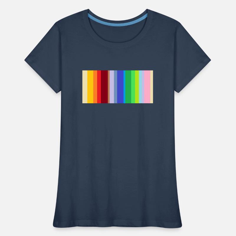 Strichcode: divers Frauen Premium Bio T-Shirt