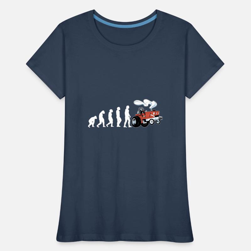 Tractor Pulling Tractor Driver Tractor Puller Frauen Premium Bio T-Shirt