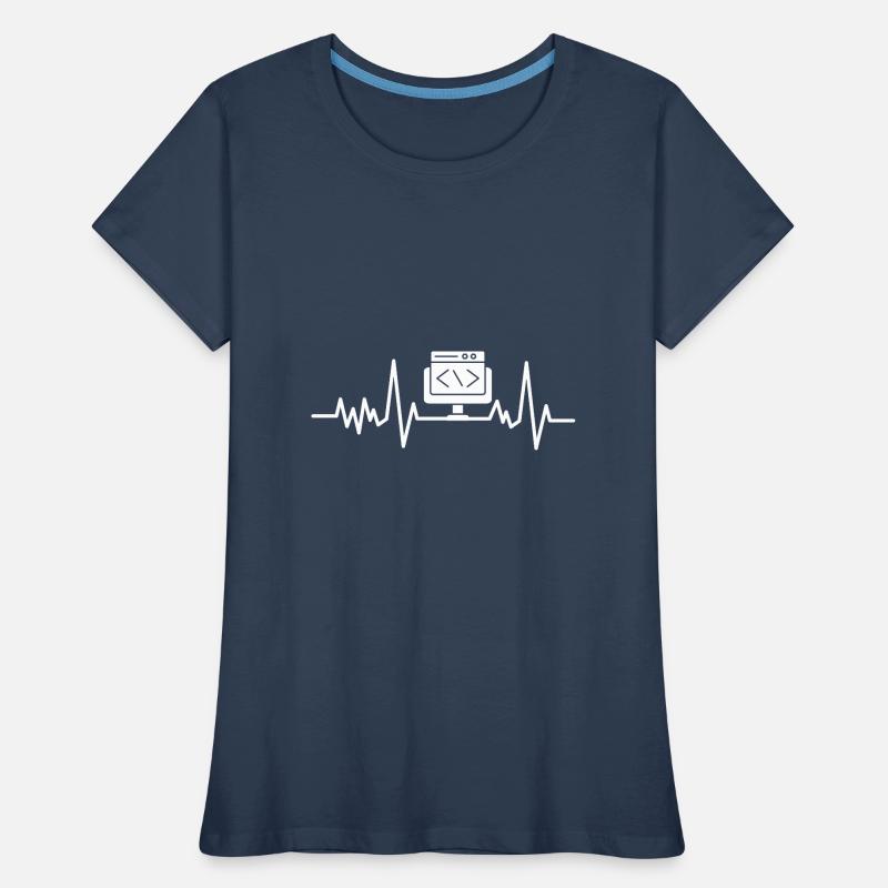 Programmierer Programmierung Informatik Computer Frauen Premium Bio T-Shirt