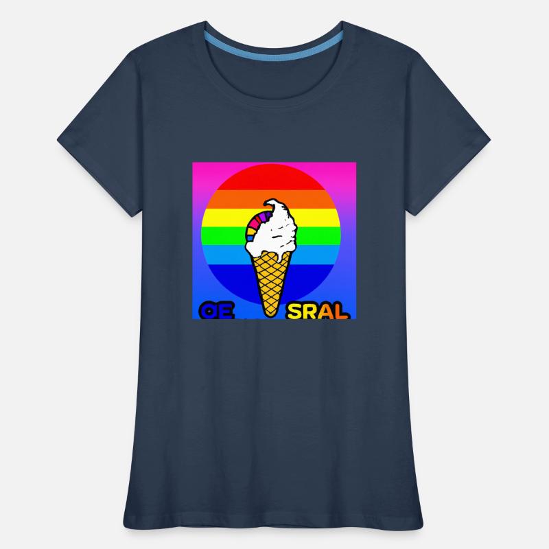 Das bunte Eis Logo Frauen Premium Bio T-Shirt