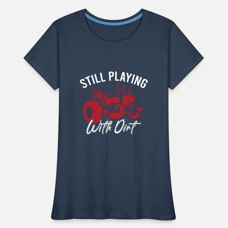 Tractor Pulling Tractor Driver Tractor Puller Frauen Premium Bio T-Shirt
