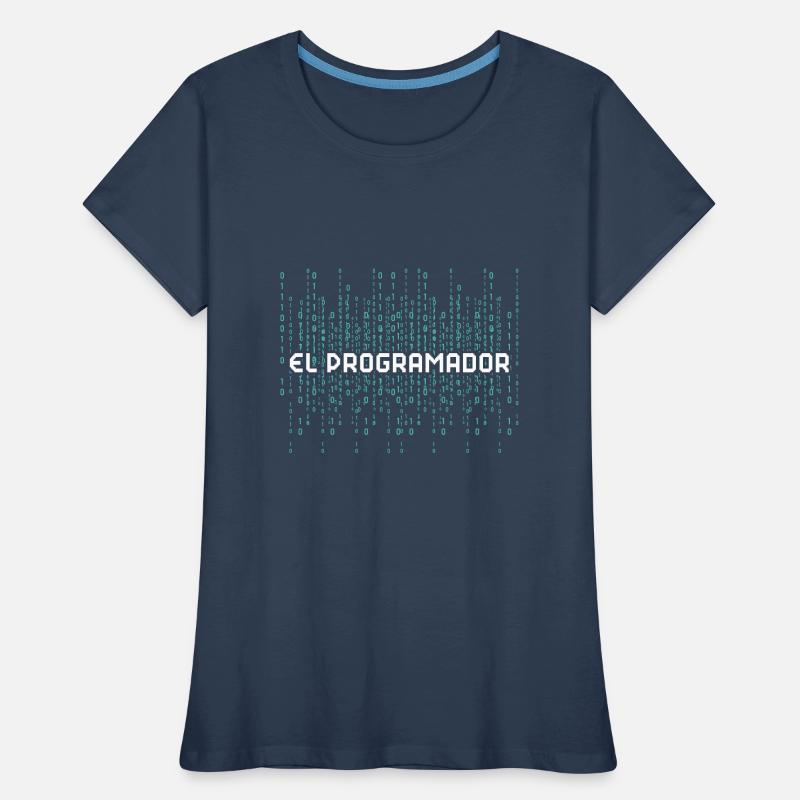 Programmierer Programmierung Informatik Computer Frauen Premium Bio T-Shirt