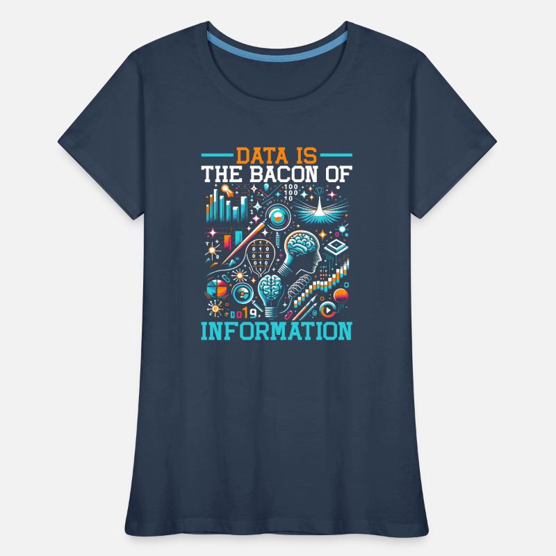 Data Science, Data Analysis, Machine Learning, Data Women's Premium Organic T-Shirt