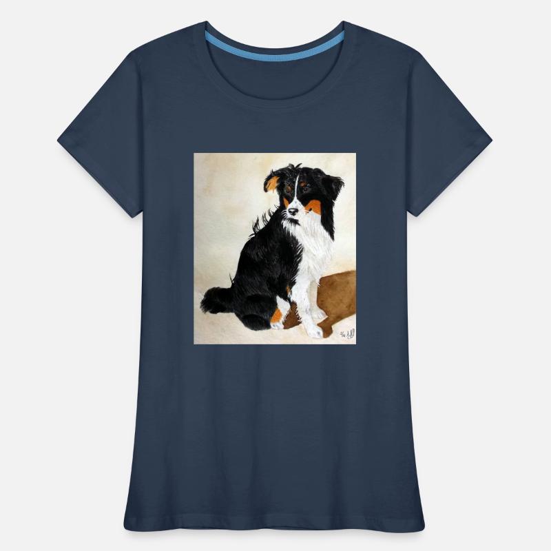 Sitzender Aussie Nanouk Frauen Premium Bio T-Shirt