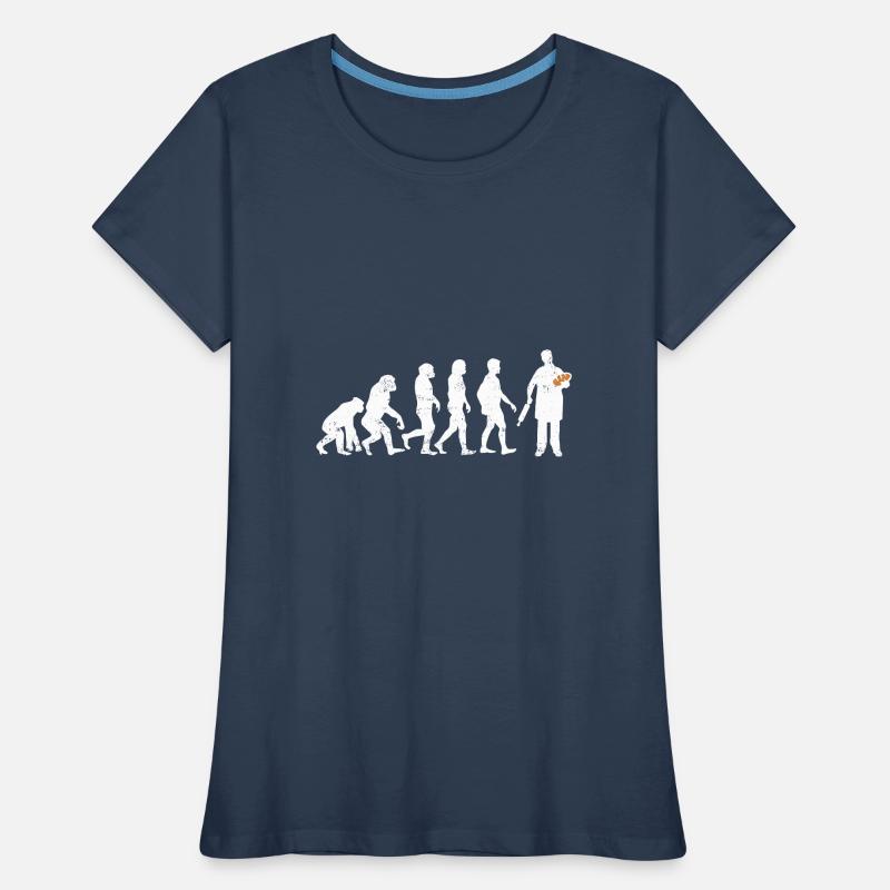 Baker evolution gift bread baking profession dough Women's Premium Organic T-Shirt