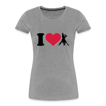 Tanzen - Frauen Premium Bio T-Shirt - Navy - Vorne - Mia (176cm)