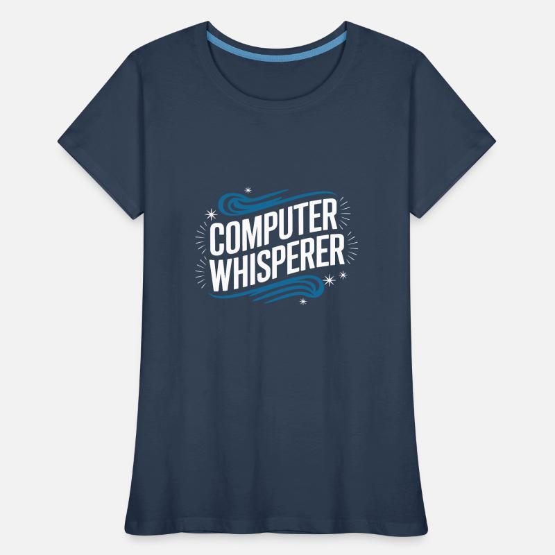 Technischer Support Computerfreak Nerd Frauen Premium Bio T-Shirt