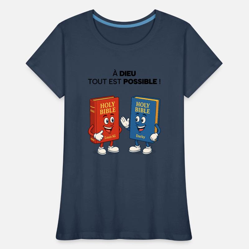 Bibel T-Shirt Frauen Premium Bio T-Shirt