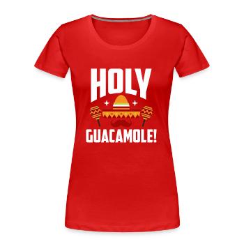 SAINTE GUACAMOLE - T-shirt bio Premium Femme - bleu marine - Devant - Mia (176cm)