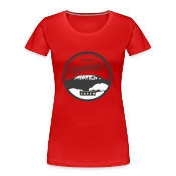 Kilimanjaro - Women's Premium Organic T-Shirt - navy - Front - Mia (176cm)