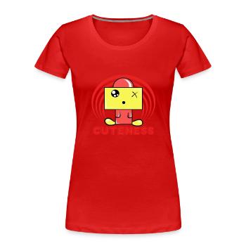 Baby - Frauen Premium Bio T-Shirt - Navy - Vorne - Mia (176cm)