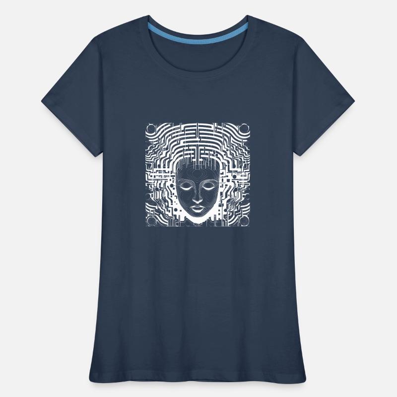 Brain Structures - Surreal Art Women's Premium Organic T-Shirt