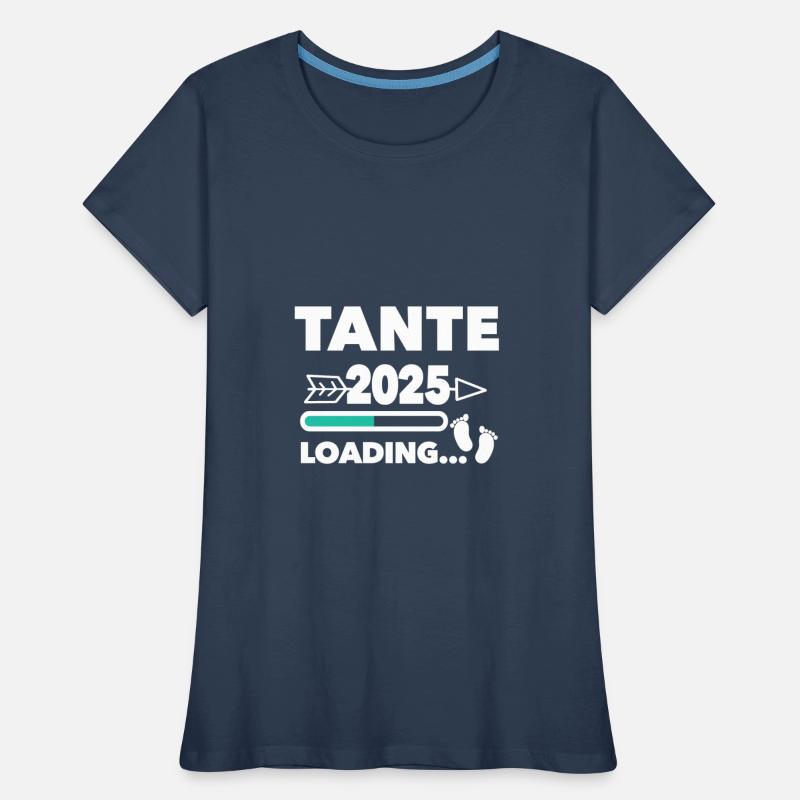 Aunt 2025 Loading.... Women's Premium Organic T-Shirt