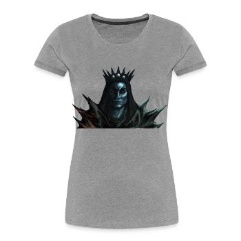 Morgoth Melkor - Frauen Premium Bio T-Shirt - Navy - Vorne - Mia (176cm)