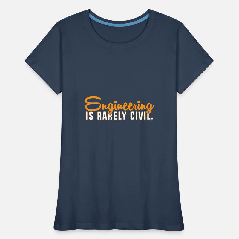 Civil Engineer Construction Site Construction Worker Women's Premium Organic T-Shirt