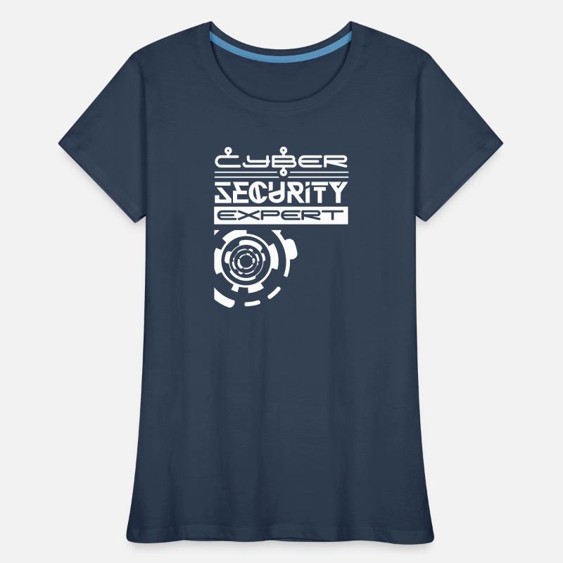 Cybersecurity Experte Hacker Hack IT Sicherheit Frauen Premium Bio T-Shirt