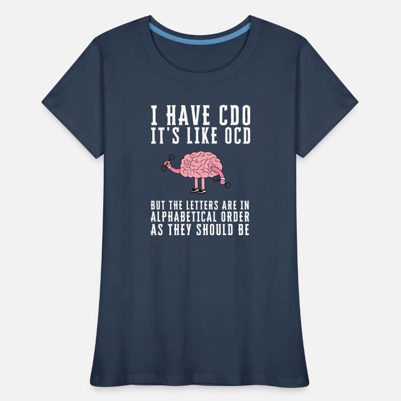 TocD Conscience du trouble obsessionnel-compulsif T-shirt bio Premium Femme