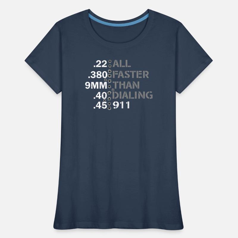Tout cela plus rapide que la numérotation T-shirt bio Premium Femme