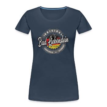 Original Germany Thuringia Bad Liebenstein - Women's Premium Organic T-Shirt - navy - Front - Mia (176cm)