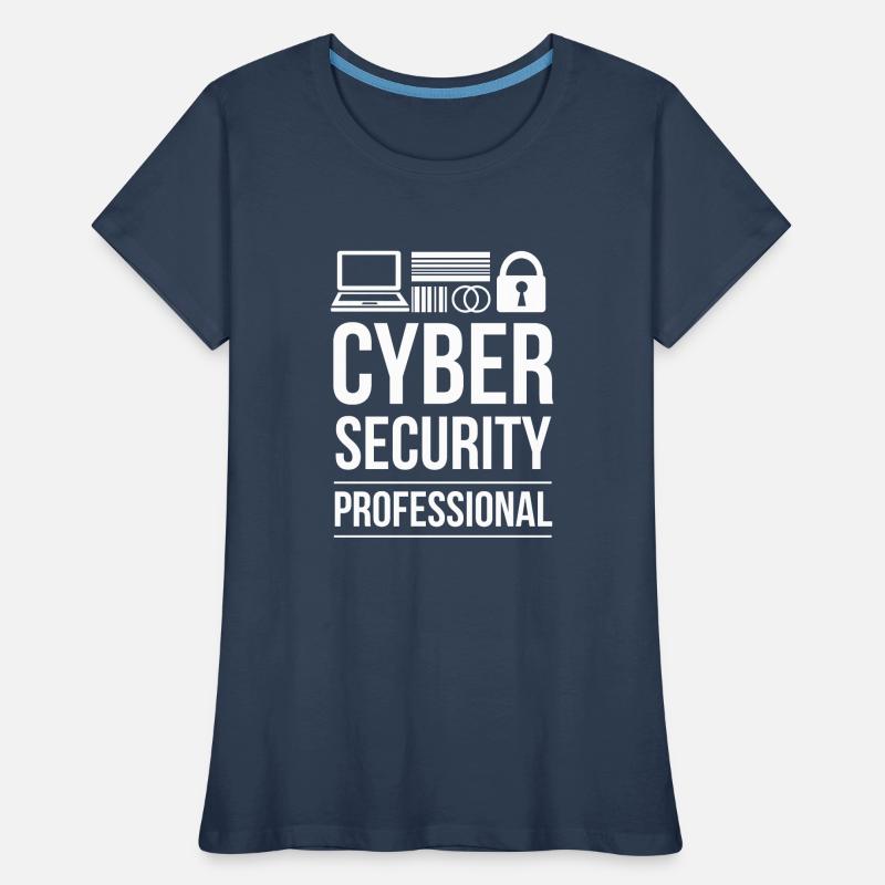 Cybersecurity Professional Hacking Hacker IT Security Women's Premium Organic T-Shirt