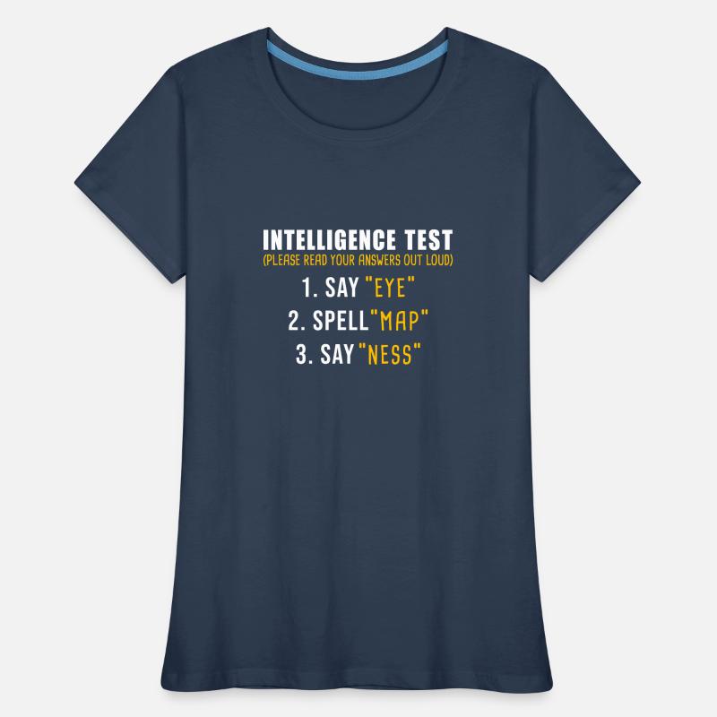 Intelligence Test Frauen Premium Bio T-Shirt