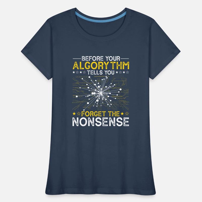 Programmeur d’algorithmes d’intelligence artificielle T-shirt bio Premium Femme