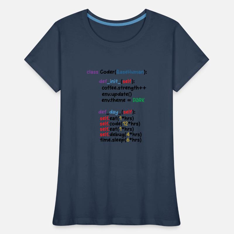 Developer Graphic Coder Programmer Computer Geek P Frauen Premium Bio T-Shirt