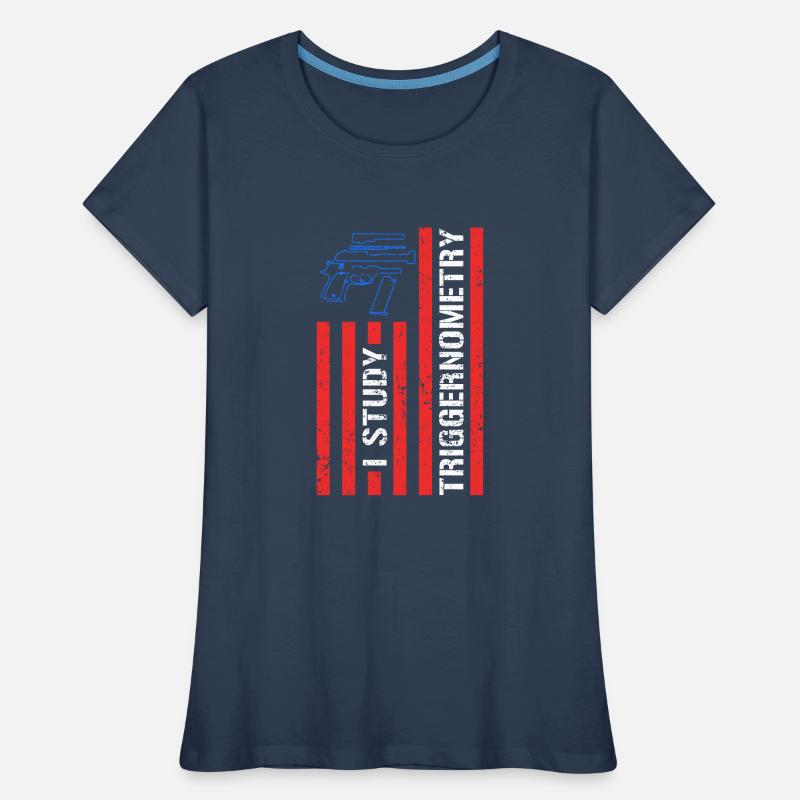 I Study Triggernometry Frauen Premium Bio T-Shirt