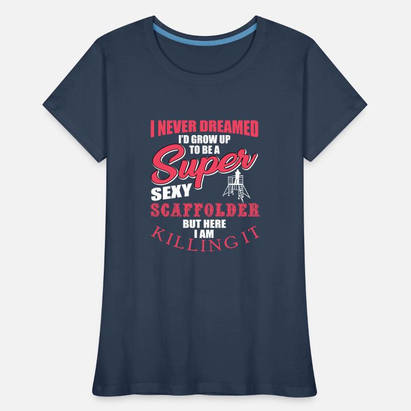 Constructeurs d’échafaudages T-shirt bio Premium Femme
