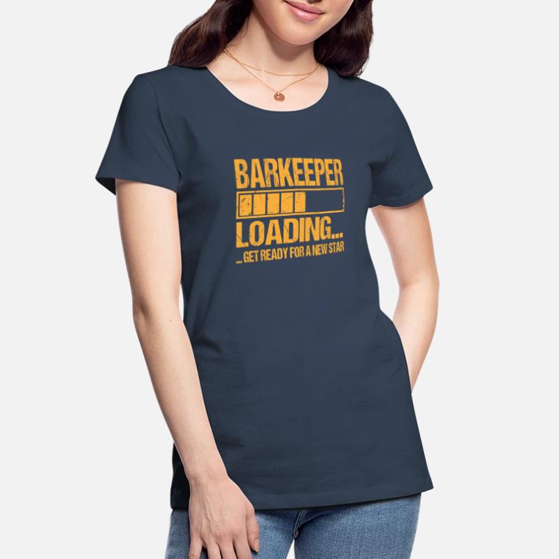 Bartender loading Bartender Training Women's Premium Organic T-Shirt