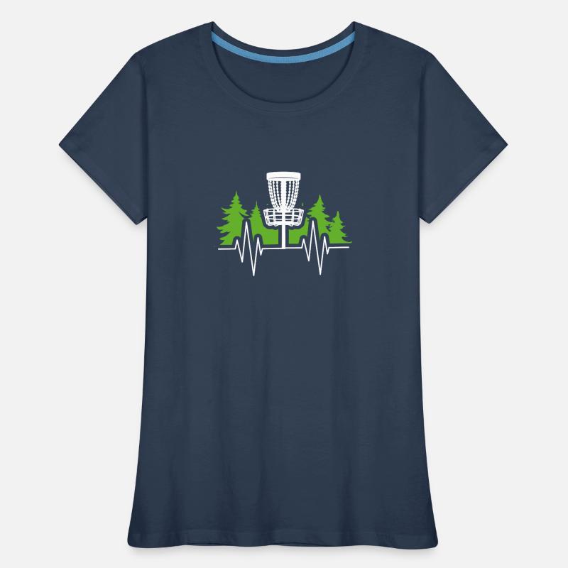 Fréquence du disc golf T-shirt bio Premium Femme