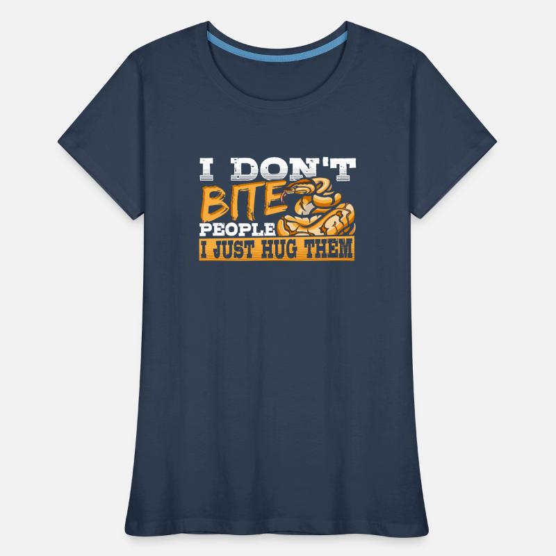 Banana Ball Python Design For A Royal Women's Premium Organic T-Shirt