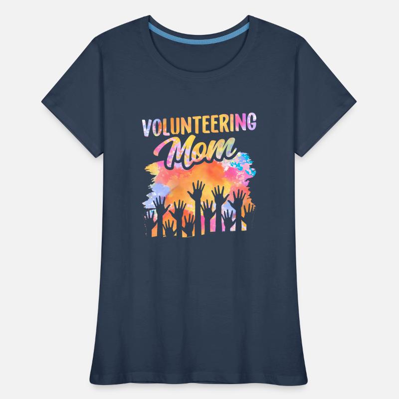 Ehrenamtliche Mutter Freiwillig Freiwilliger Beruf Frauen Premium Bio T-Shirt